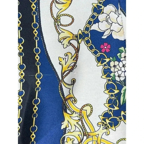 Eliatt Floral print fit and flare cocktail minidress size S Baroque print - Picture 9 of 9